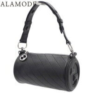 Gucci Blondie Shoulder Bag Handbag Black Leather